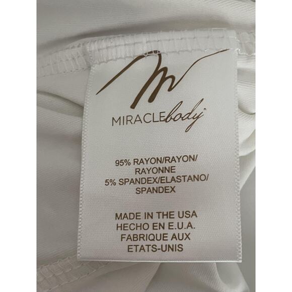 Miraclebody By Miraclesuit Top Womens S Abstract Artsy Tunic Blouse Slimming USA - Picture 5 of 10